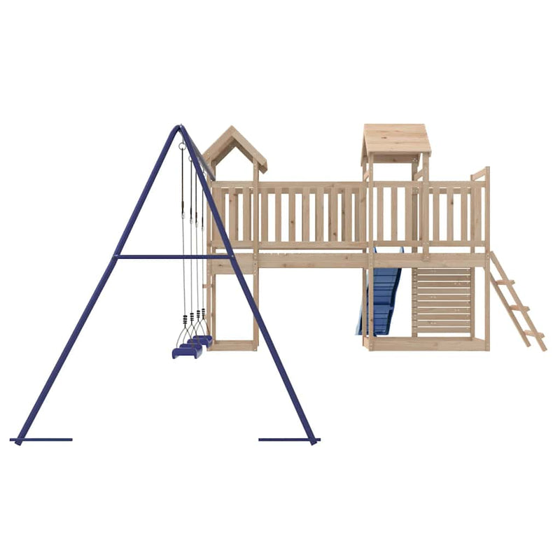 Outdoor Playset Solid Wood Pine