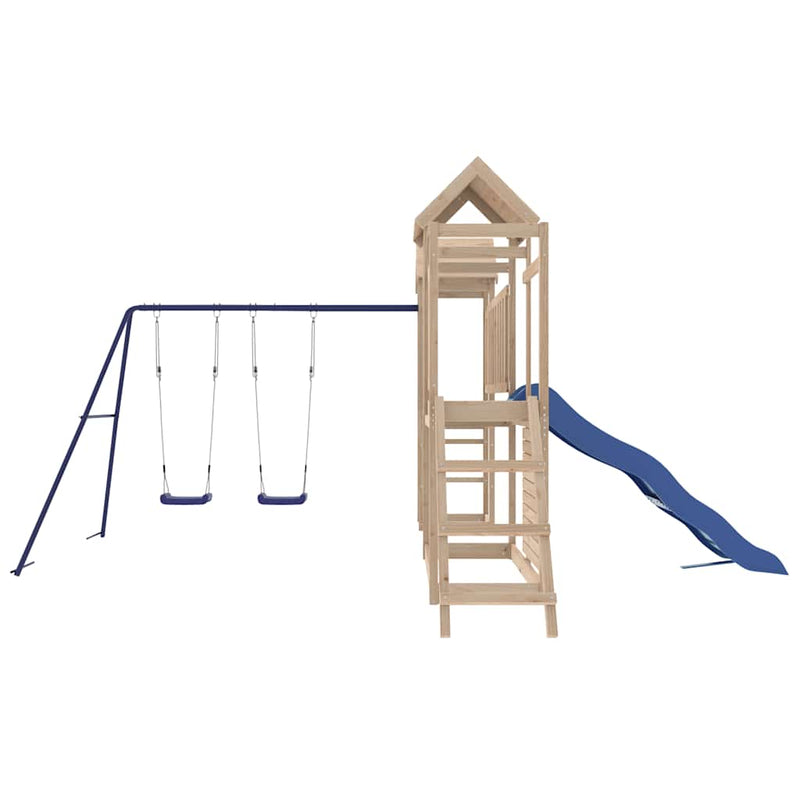 Outdoor Playset Solid Wood Pine