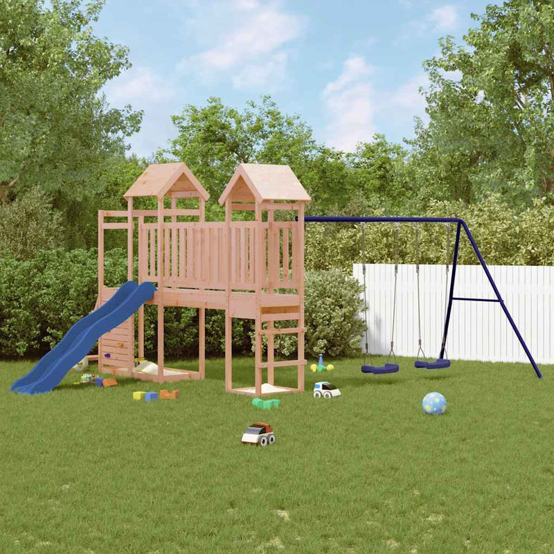 Outdoor Playset Solid Wood Douglas