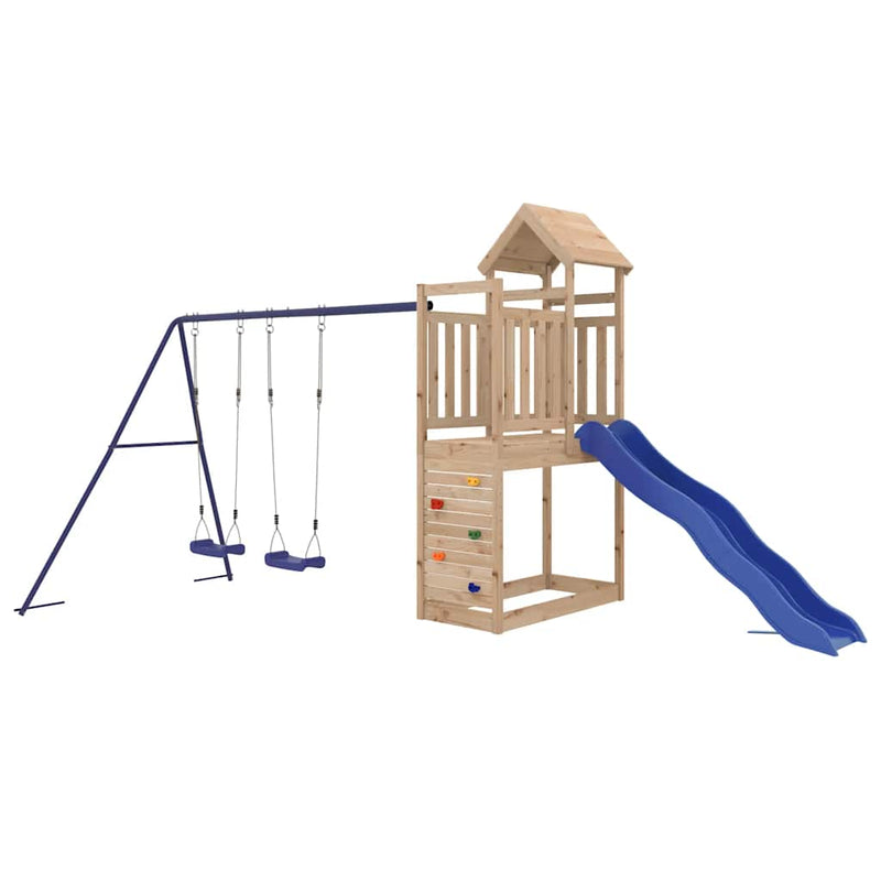 Outdoor Playset Solid Wood Pine