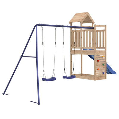 Outdoor Playset Solid Wood Pine