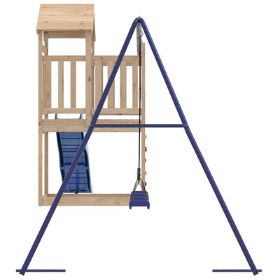 Outdoor Playset Solid Wood Pine