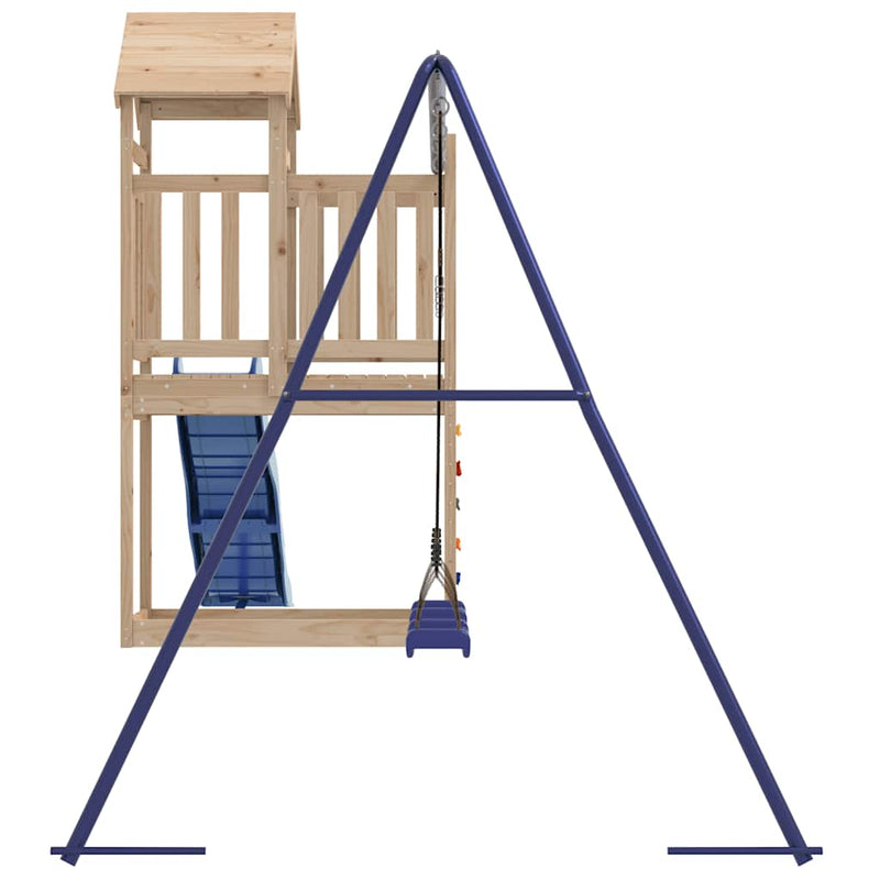 Outdoor Playset Solid Wood Pine