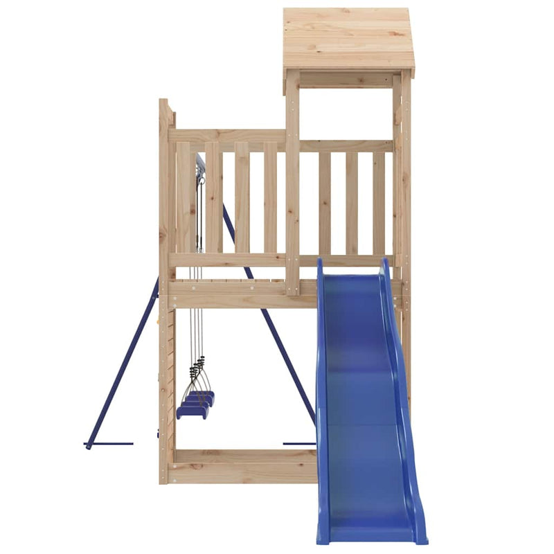 Outdoor Playset Solid Wood Pine