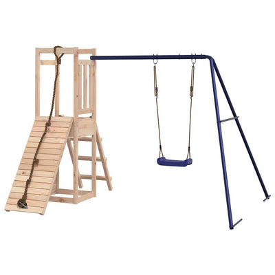 Outdoor Playset Solid Wood Pine