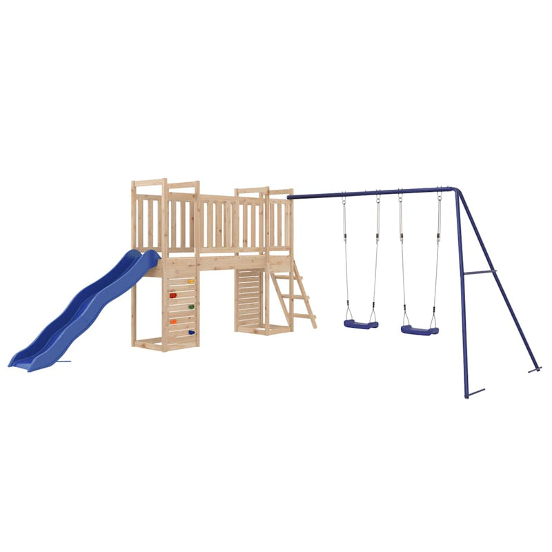 Outdoor Playset Solid Wood Pine