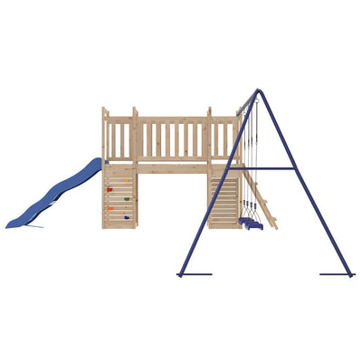 Outdoor Playset Solid Wood Pine