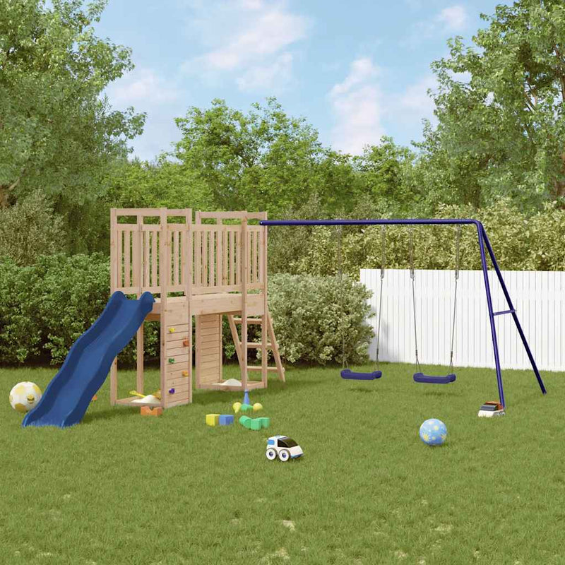 Outdoor Playset Solid Wood Pine