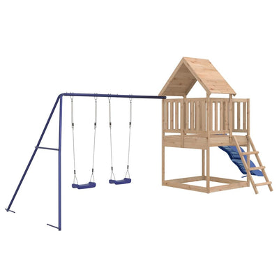 Outdoor Playset Solid Wood Pine