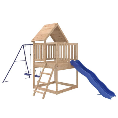 Outdoor Playset Solid Wood Pine