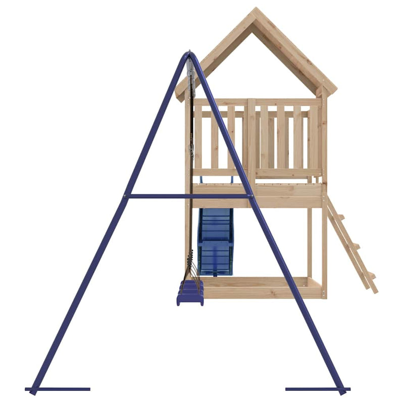 Outdoor Playset Solid Wood Pine