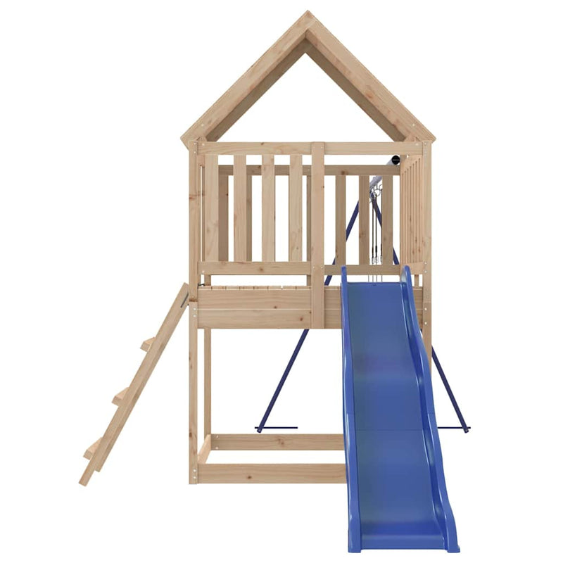 Outdoor Playset Solid Wood Pine