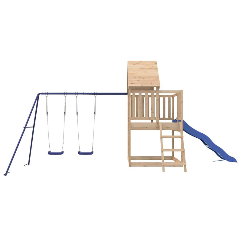 Outdoor Playset Solid Wood Pine