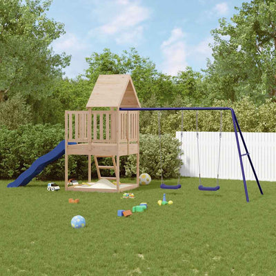 Outdoor Playset Solid Wood Pine