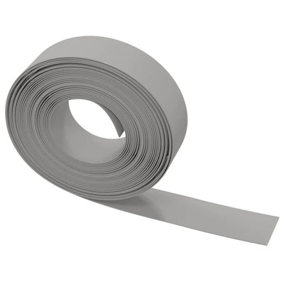 Garden Edgings 5 pcs Grey 10 m 15 cm Polyethylene