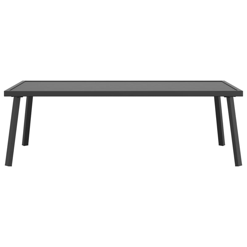 Garden Coffee Table Anthracite 110x55x35cm Steel