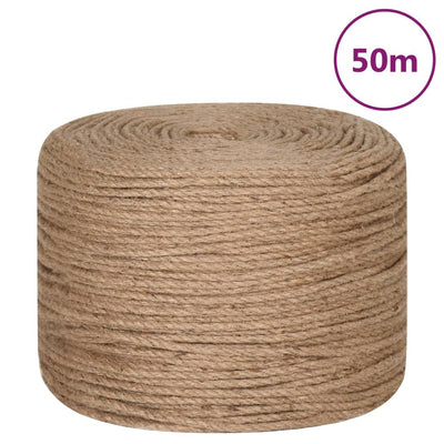 Jute Rope 50 m Long 4 mm Thick