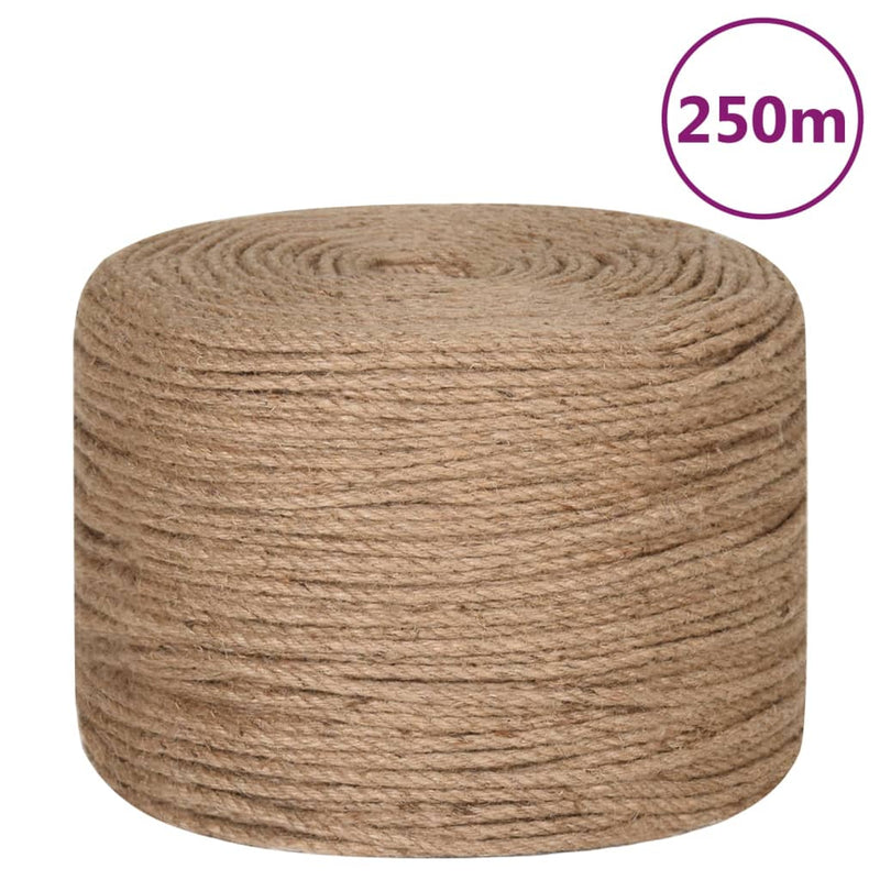 Jute Rope 250 m Long 6 mm Thick