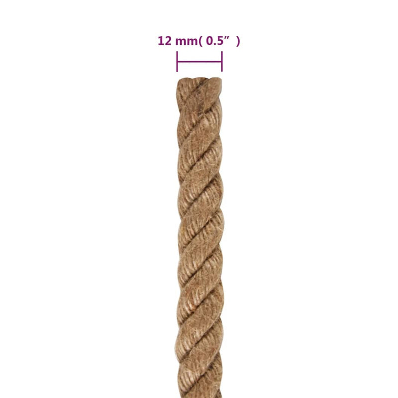 Jute Rope 25 m Long 12 mm Thick