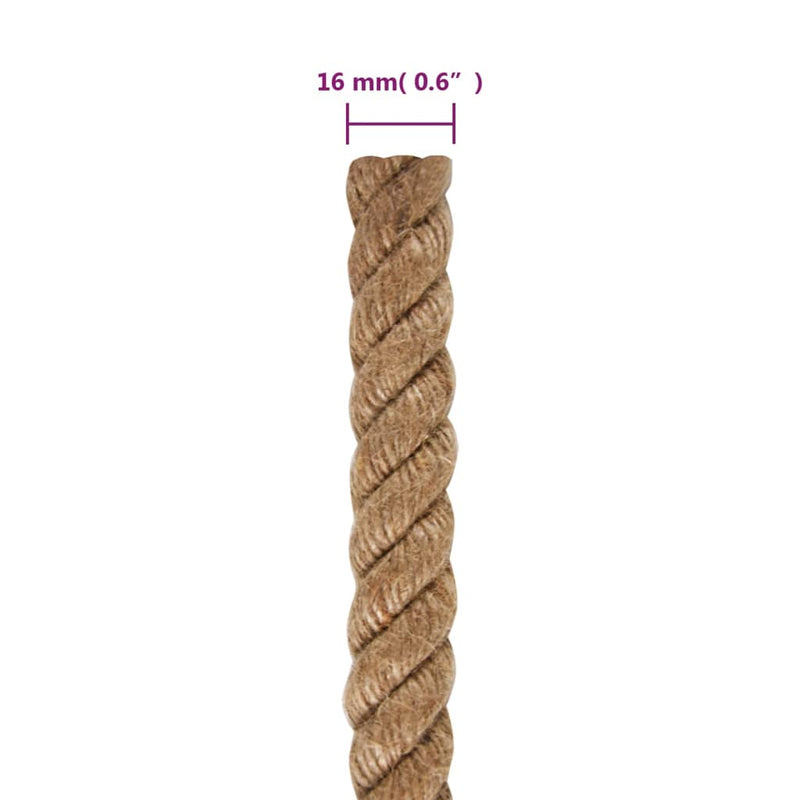 Jute Rope 50 m Long 16 mm Thick