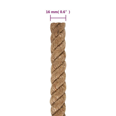 Jute Rope 100 m Long 16 mm Thick