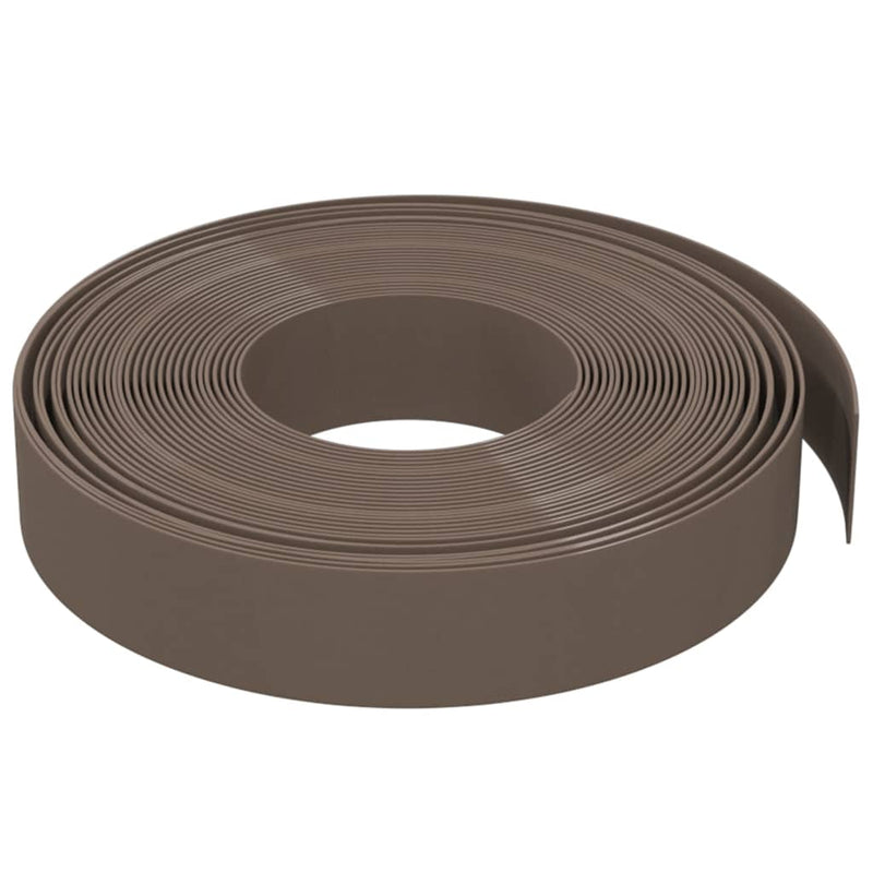 Garden Edging Brown 10 m 10 cm Polyethylene