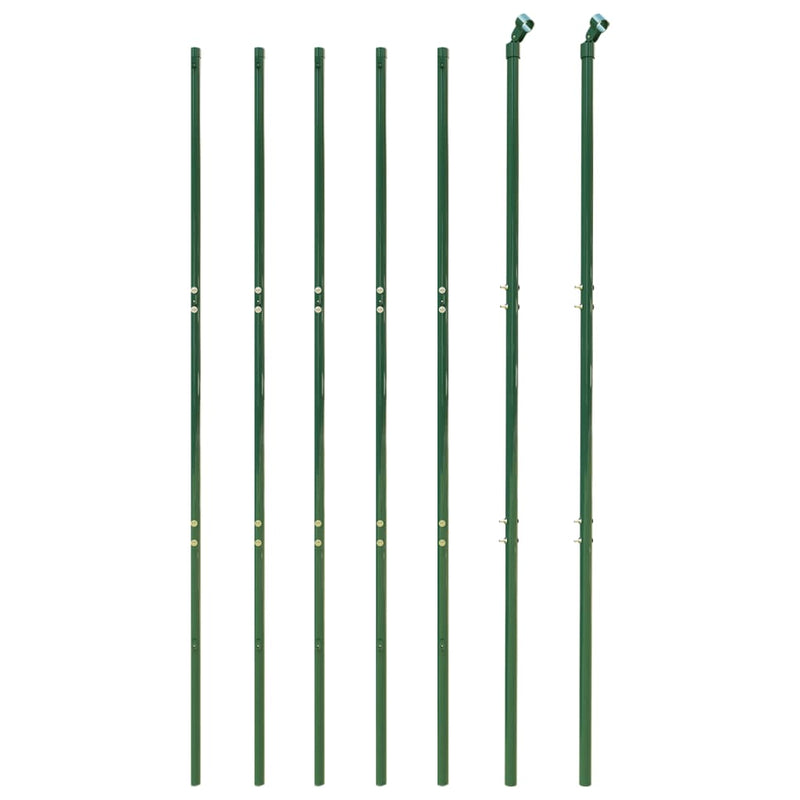 Chain Link Fence Green 1.4x10 m