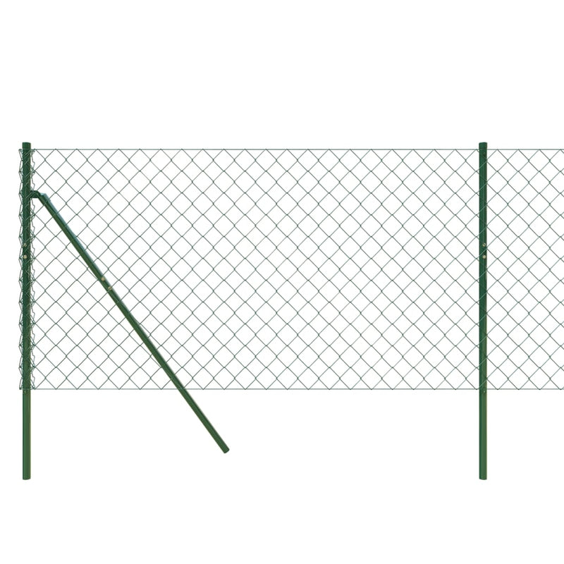 Chain Link Fence Green 1x25 m