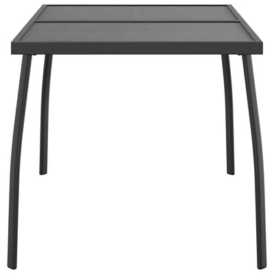 Garden Table Anthracite 110x80x72 cm Steel Mesh