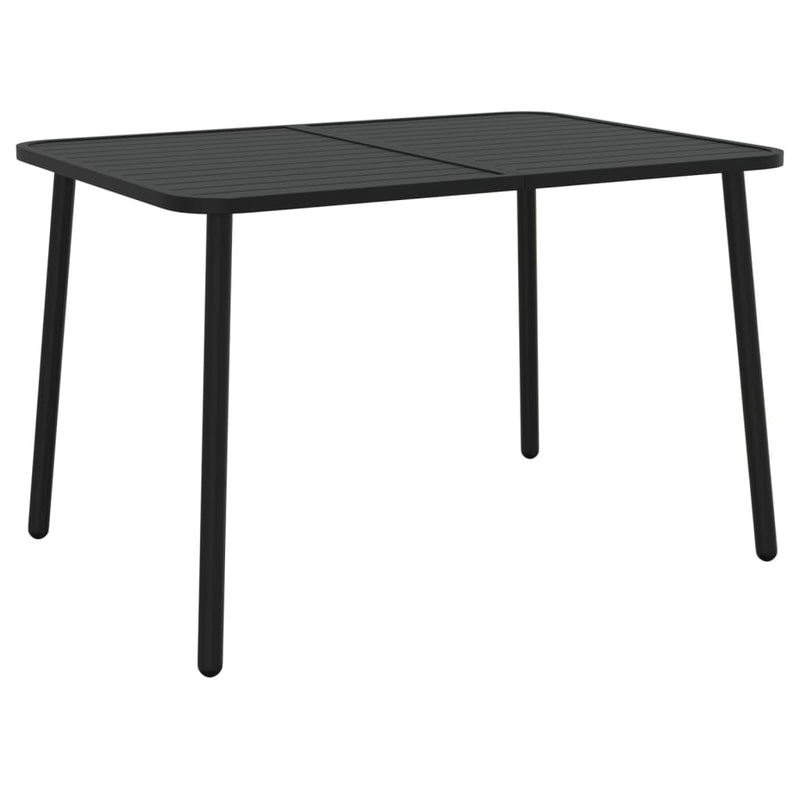 Garden Table Anthracite 110x80x71 cm Steel