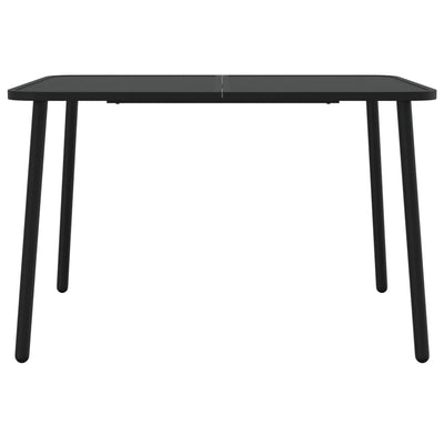 Garden Table Anthracite 110x80x71 cm Steel