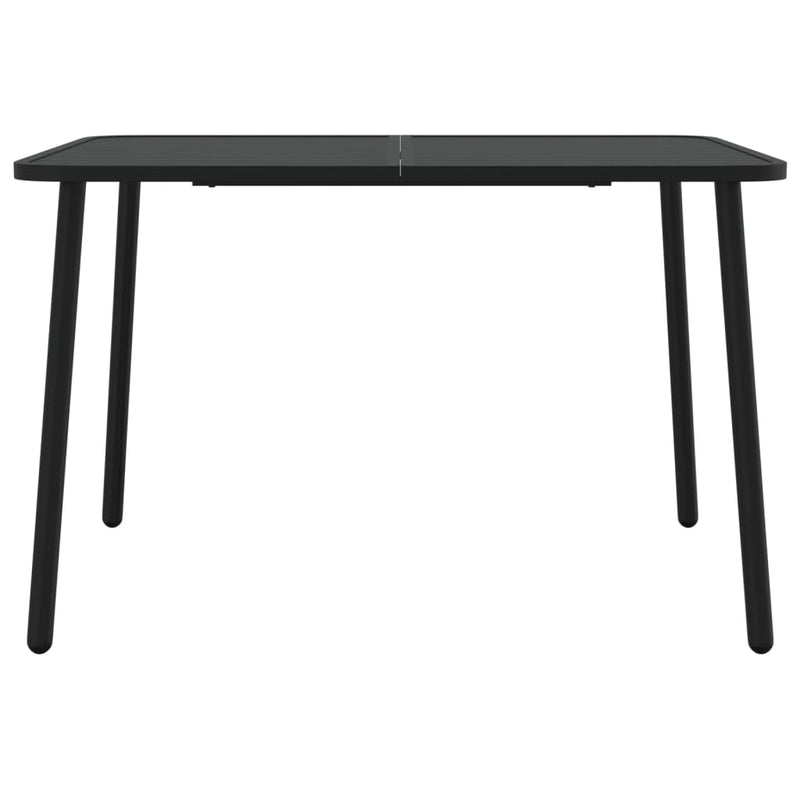 Garden Table Anthracite 110x80x71 cm Steel