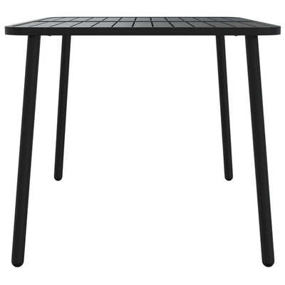 Garden Table Anthracite 110x80x71 cm Steel