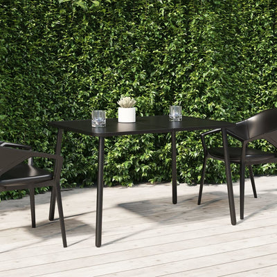 Garden Table Anthracite 110x80x71 cm Steel