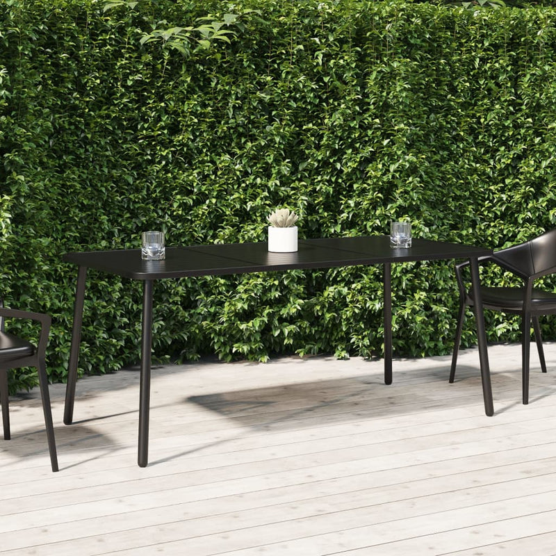 Garden Table Anthracite 165x80x71 cm Steel