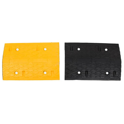 Speed Hump 3 pcs Yellow&Black 97x32.5x4 cm Rubber