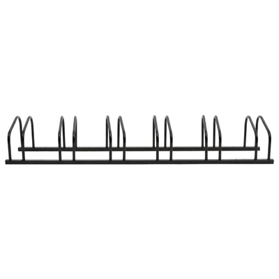 Bike Rack for 6 Bikes Black Steel