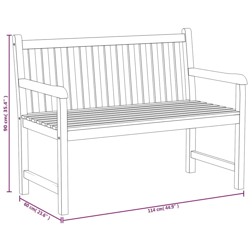 3 Piece Garden Dining Set Solid Wood Teak