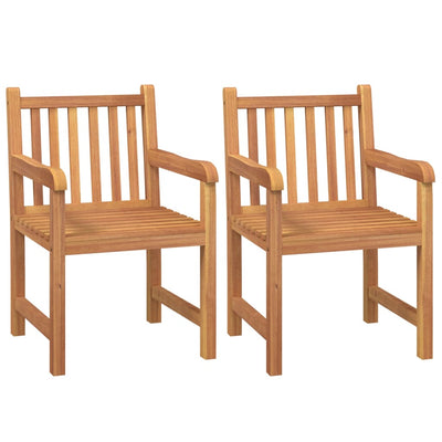 4 Piece Garden Dining Set Solid Wood Teak