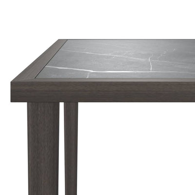 Garden Table Grey 48x48x37 cm Steel