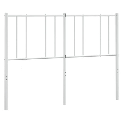 Metal Headboard White 137 cm Double