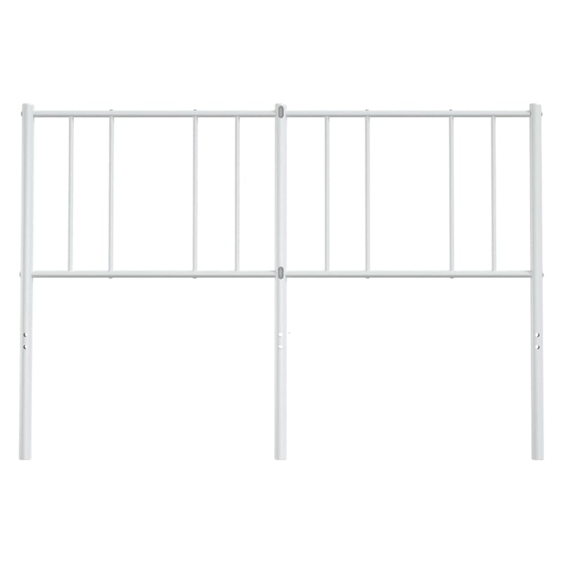 Metal Headboard White 137 cm Double