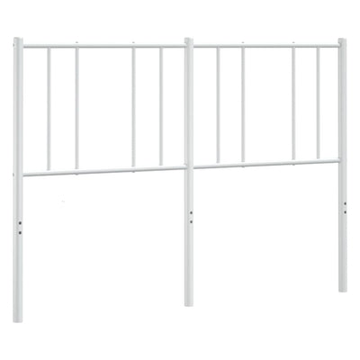 Metal Headboard White 137 cm Double