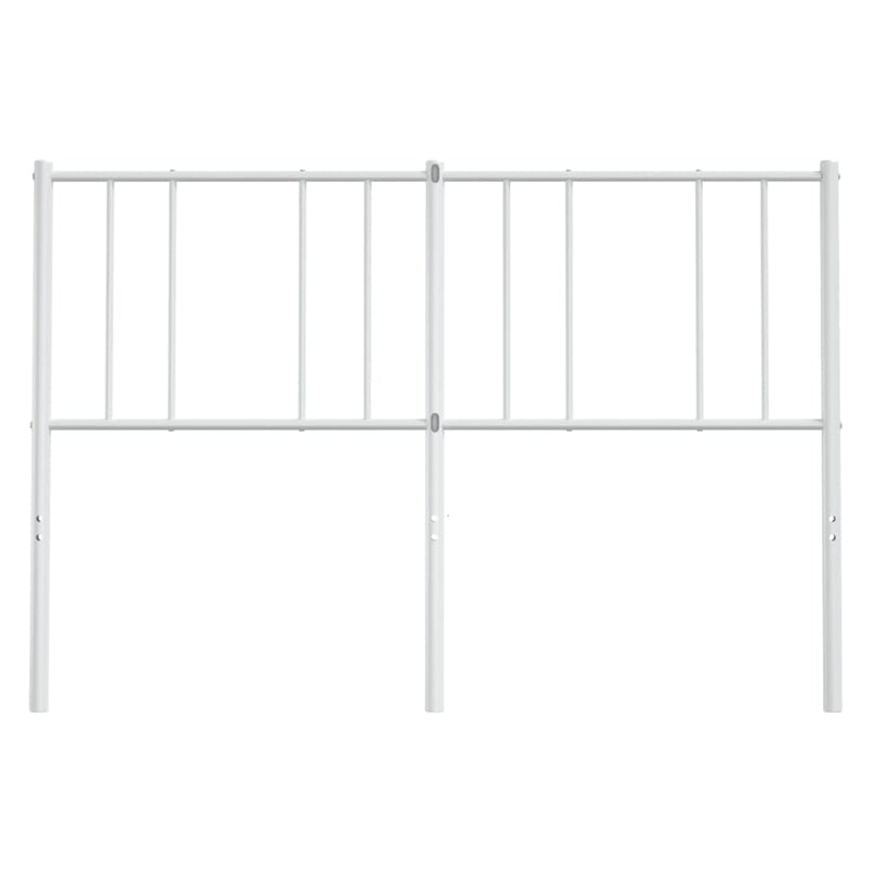 Metal Headboard White 152 cm Queen