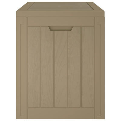 Garden Storage Box Grey 55.5x43x53 cm Polypropylene