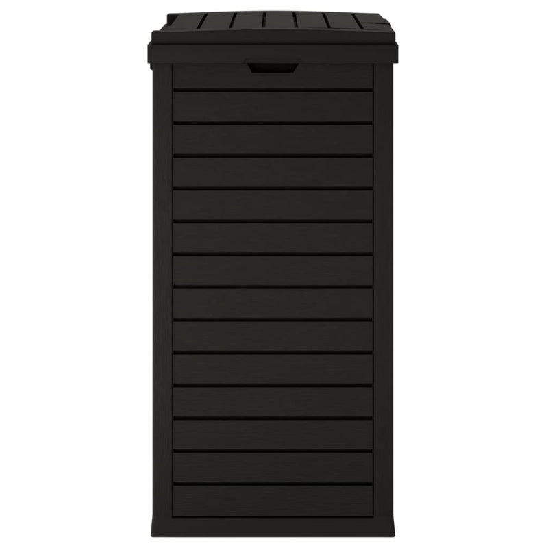 Outdoor Garbage Bin Black 41x41x86 cm Polypropylene