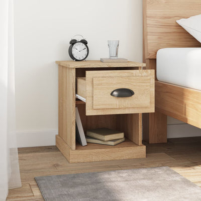 Bedside Cabinets 2 pcs Sonoma Oak 39x39x47.5 cm Engineered Wood