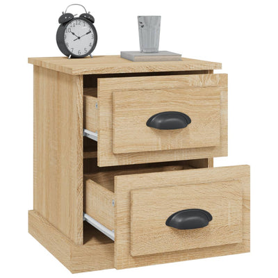 Bedside Cabinets 2 pcs Sonoma Oak 39x39x47.5 cm Engineered Wood