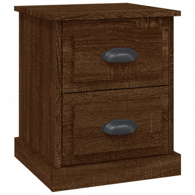 Bedside Cabinet Brown Oak 39x39x47.5 cm Engineered Wood