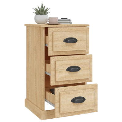 Bedside Cabinet Sonoma Oak 39x39x67 cm Engineered Wood